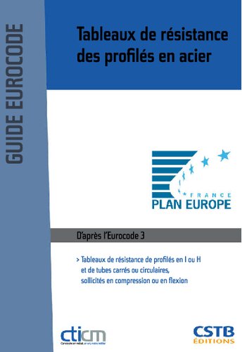 Tableaux de résistance des profilés en acier