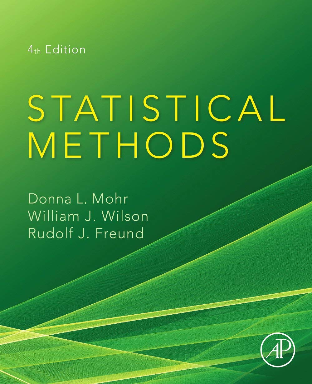 Statistical Methods (Solutions, 4th Ed) (Instructor's Solution Manual,  Fourth Edition)