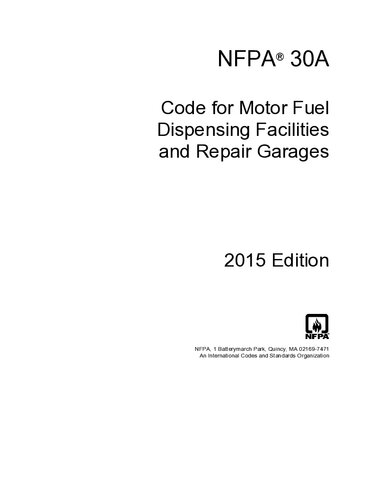 Code for motor fuel dispensing facilities and repair garages