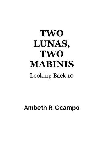 Two Lunas, Two Mabinis