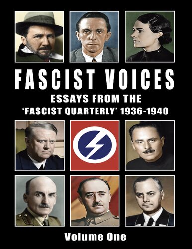 Fascist voices: essays from the 'fascist quarterly' 1936-1940