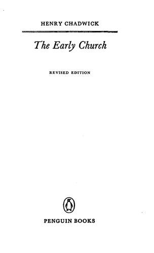 The Early Church (The Pelican History of the Church, #1)