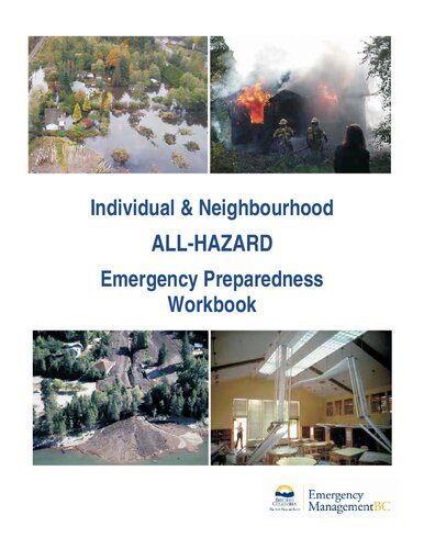 Individual & neighbourhood all-hazard emergency preparedness workbook