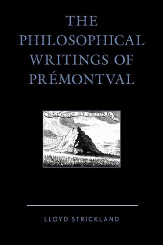 The Philosophical Writings of Prémontval