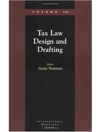 Tax Law Design & Drafting