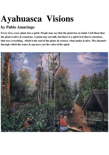 The Ayahuasca Visions of Pablo Amaringo