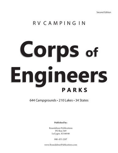 RV Camping in Corps of Engineers Parks: Guide to 644 Campgrounds at 210 Lakes in 34 States