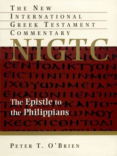 The Epistle to the Philippians (The New International Greek Testament Commentary)