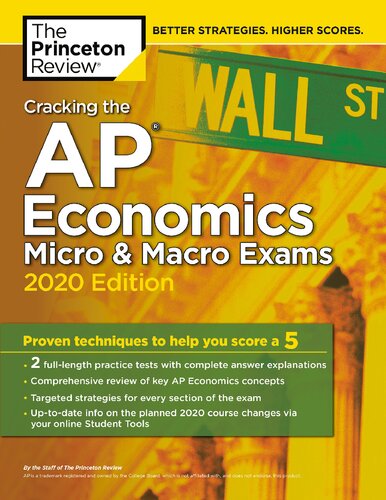 Cracking the AP Economics Macroeconomics and Microeconomics Exams 2020