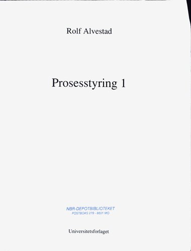 Prosesstyring 1