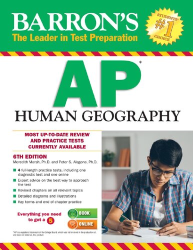 Barron's AP Human Geography, 6th Edition