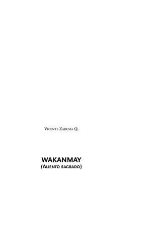 Wakanmay (aliento sagrado). Perspectivas de teología india: Una propuesta desde la cultura Cañari (Cañar-Puruhá)
