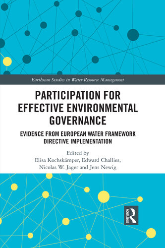 Participation for Effective Environmental Governance: Evidence From European Water Framework Directive Implementation