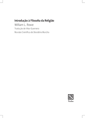 Introdução à Filosofia da Religião