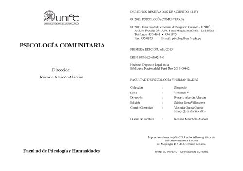Psicología comunitaria