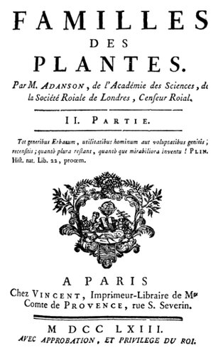 Familles des Plantes. II Partie