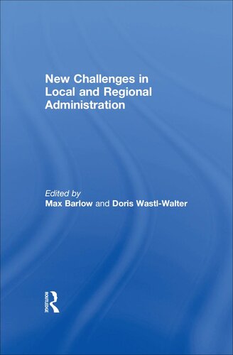 New Challenges in Local and Regional Administration