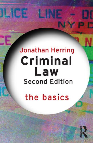 Criminal Law - the Basics