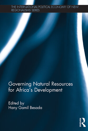 Governing Natural Resources for Africa's Development