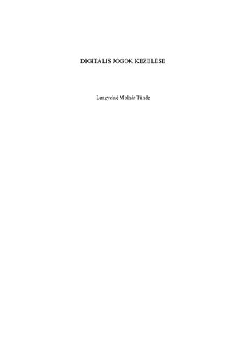 Digitális jogok kezelése