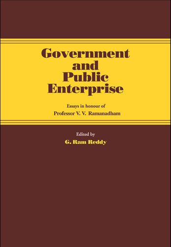 Government and Public Enterprise: Essays in Honour of Professor V.V. Ramanadham