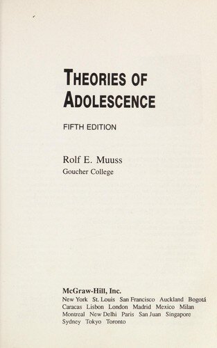 Theories of Adolescence