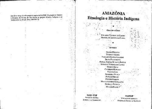 Amazônia: Etnologia e História Indígena