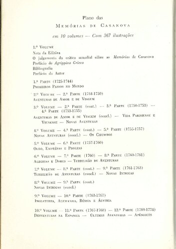 Memórias de Casanova - Vol.1