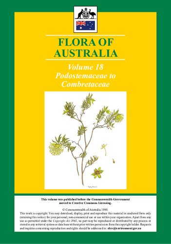 Flora of Australia: Podostemaceae to Combretaceae. Volume 18