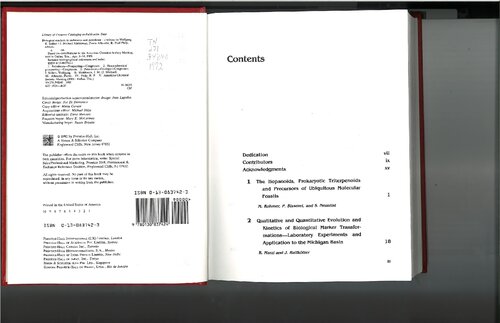 Biological Markers in Sediments and Petroleum: A Tribute to Wolfgang K. Seifert