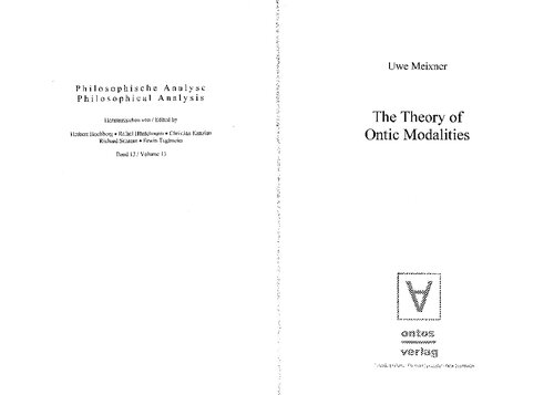 The Theory of Ontic Modalities