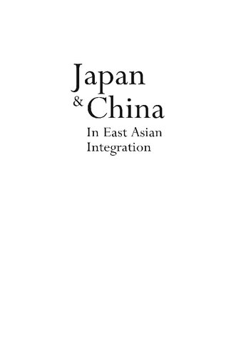 Japan & China in East Asian integration
