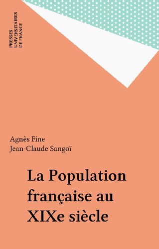 La population française au XIXᵉ siècle
