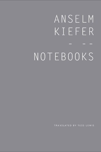 Notebooks Volume 1: 1998-1999; [The German List].