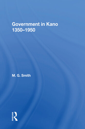 Government in Kano, 1350-1950