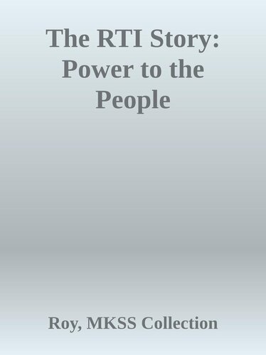 The RTI Story: Power to the People