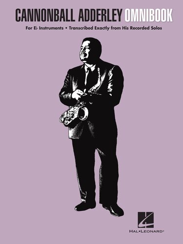 Cannonball Adderley--Omnibook for E-flat Instruments : For E-flat Instruments
