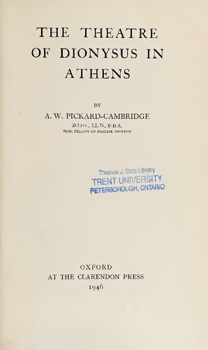 The Theatre of Dionysus in Athens