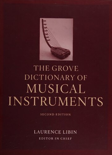 The Grove dictionary of musical instruments. Vol. 1 : A - Cyndustries