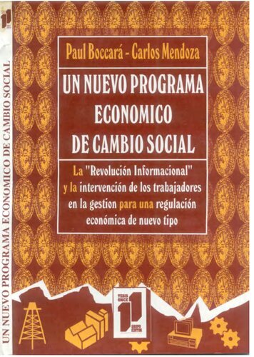 Un nuevo programa económico de cambio social
