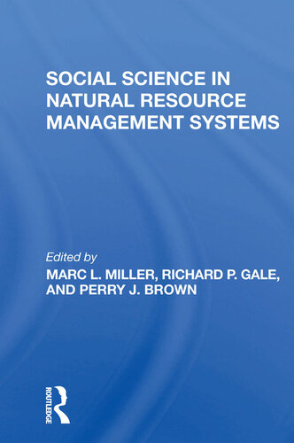 Social Science in Natural Resource Management Systems
