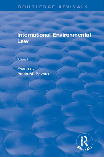 International Environmental Law, Volumes I and II