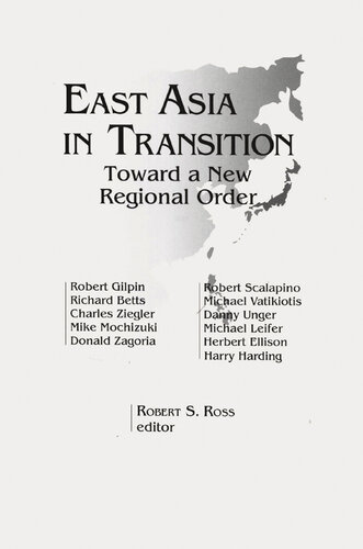 East Asia in Transition: Toward a New Regional Order