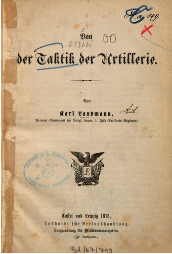 Von der Taktikder Artillerie