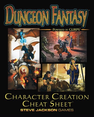 Dungeon Fantasy. Character Creation Cheat Sheet