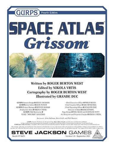 GURPS 4th edition. Space Atlas. Grissom