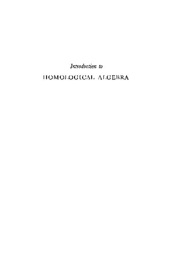 Introduction to Homological Algebra