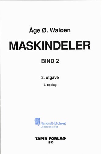 Maskindeler. 2