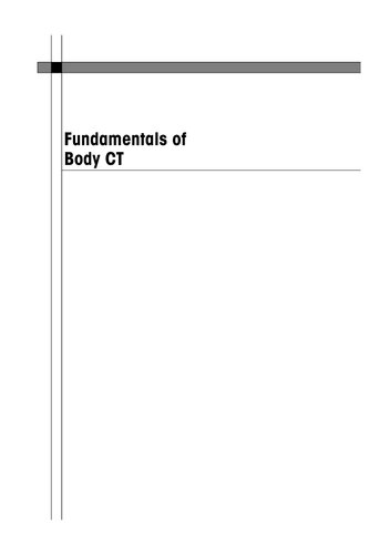 Fundamentals of Body Ct (3rd Edition)