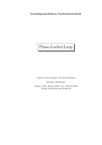 Phase-Locked-Loop